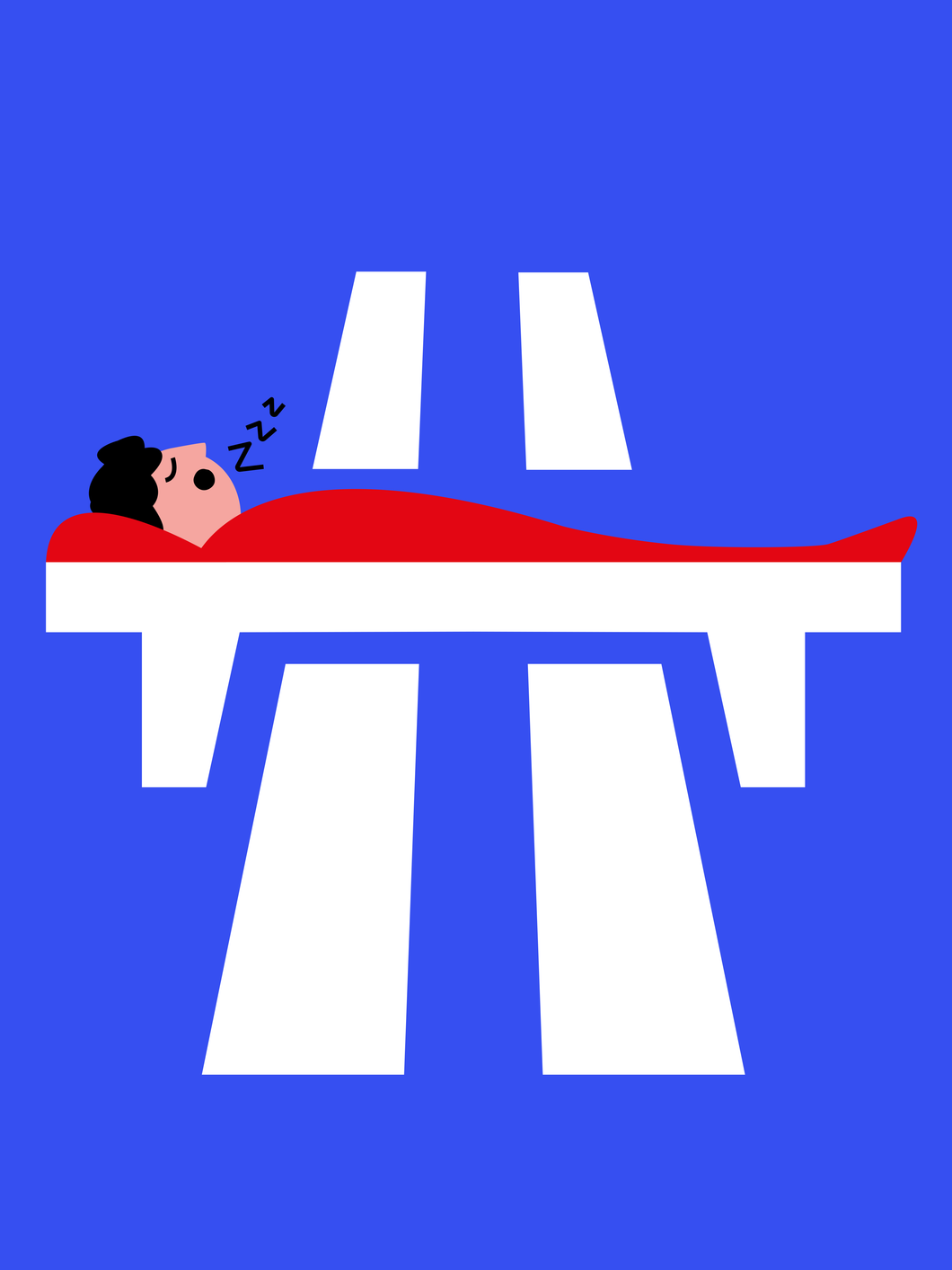 He'll sleep through anything